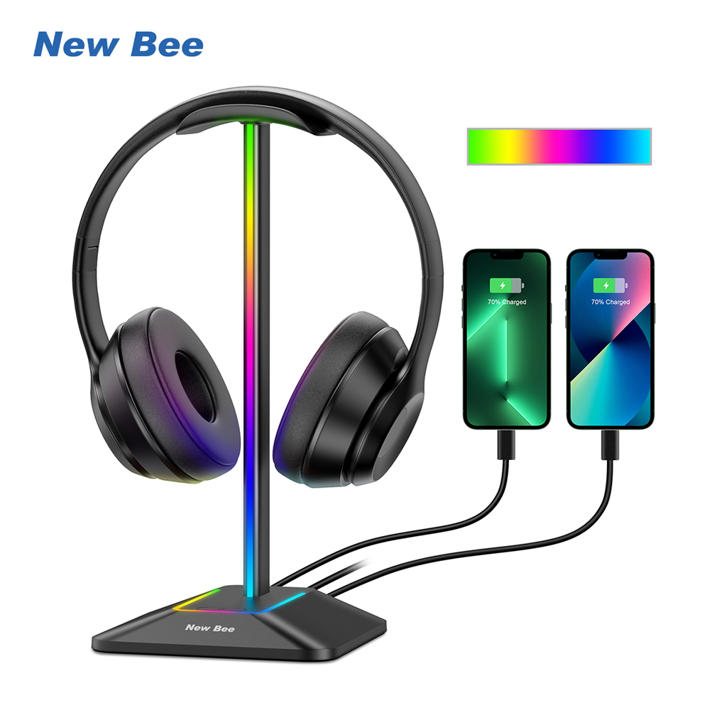 New Bee Z8 RGB Headphones Stan - огляд і ціна Desk Setup Game
