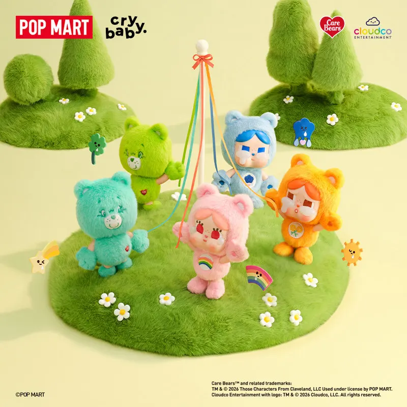 POP MART CRYBABY Care Bears Se - огляд і ціна Desk Setup Kawaii