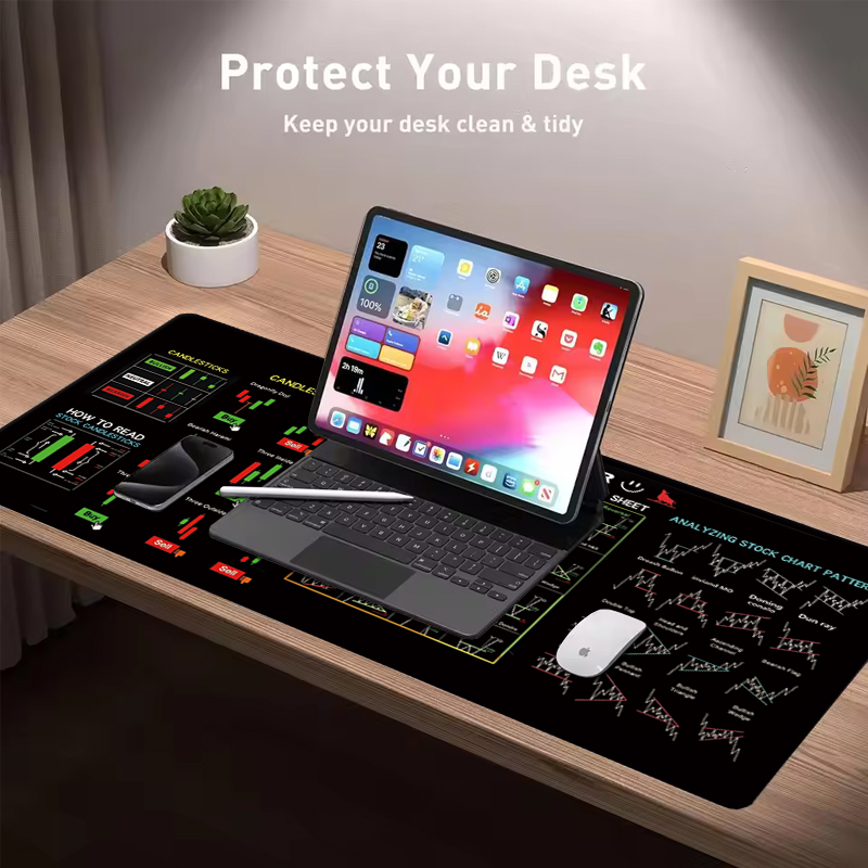 EXCO Stock Market Trader Leath - огляд і ціна Desk Pad Leather Large