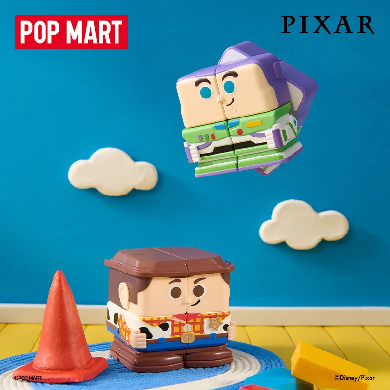POP MART PIXAR POP CUBE CUBIEC - огляд і ціна Desk Setup Kawaii
