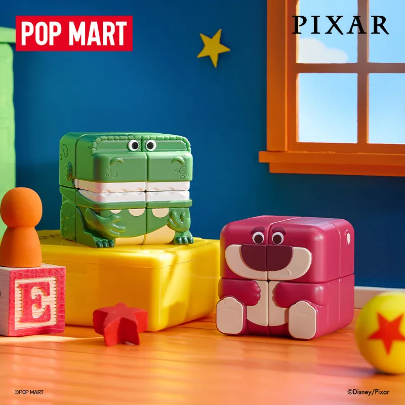 POP MART PIXAR POP CUBE CUBIEC - огляд і ціна Desk Setup Kawaii