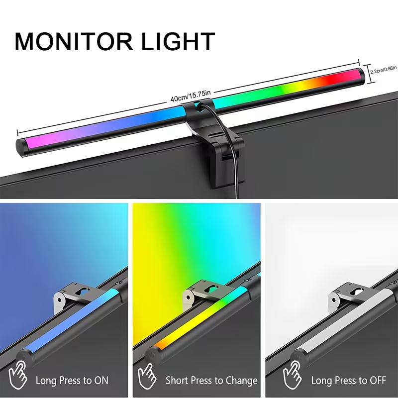 Monitor Light Bar RGB Lightbar - огляд і ціна Desk Setup Game