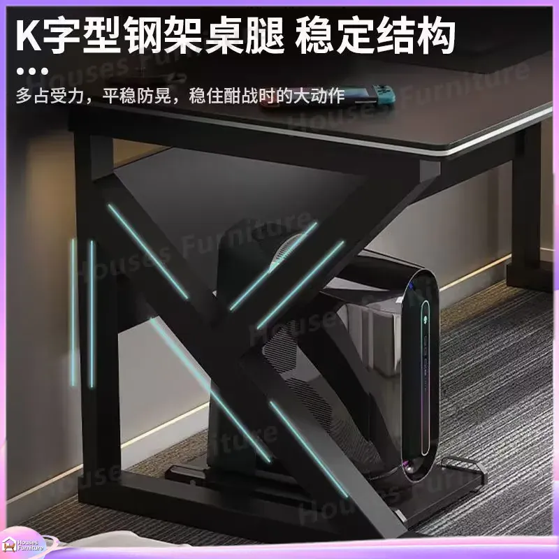 Cafe Metal Gaming Desk Black M - огляд і ціна Desk Setup Ergonomics