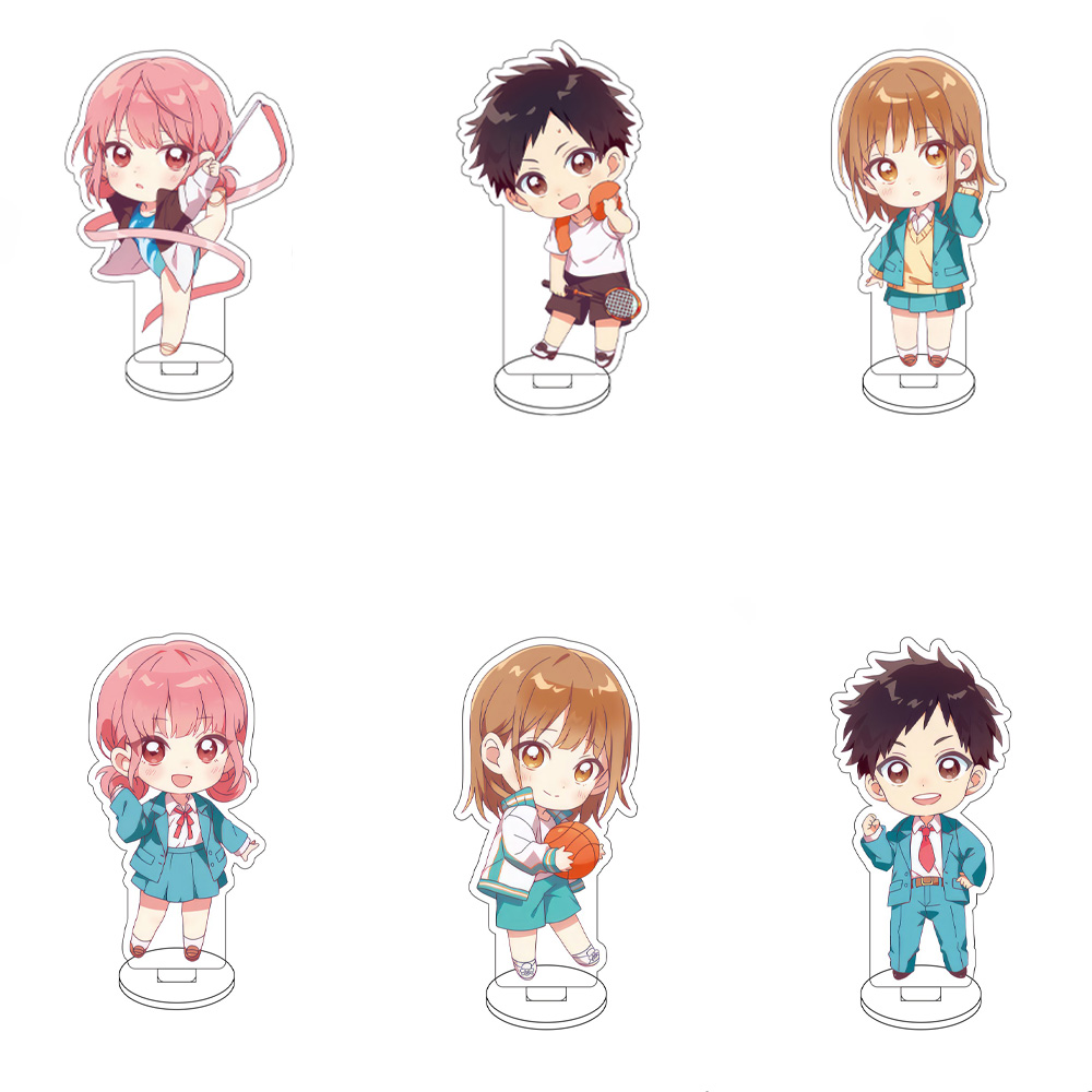 10CM Anime Blue Box Figure Sta - огляд і ціна Desk Setup Cute