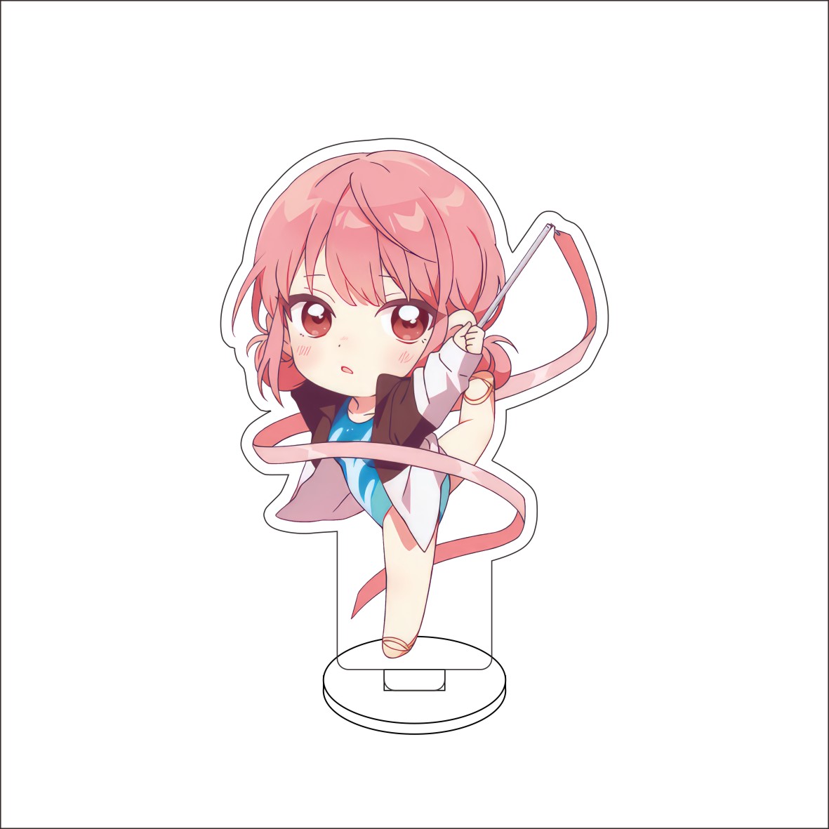 10CM Anime Blue Box Figure Sta - огляд і ціна Desk Setup Cute