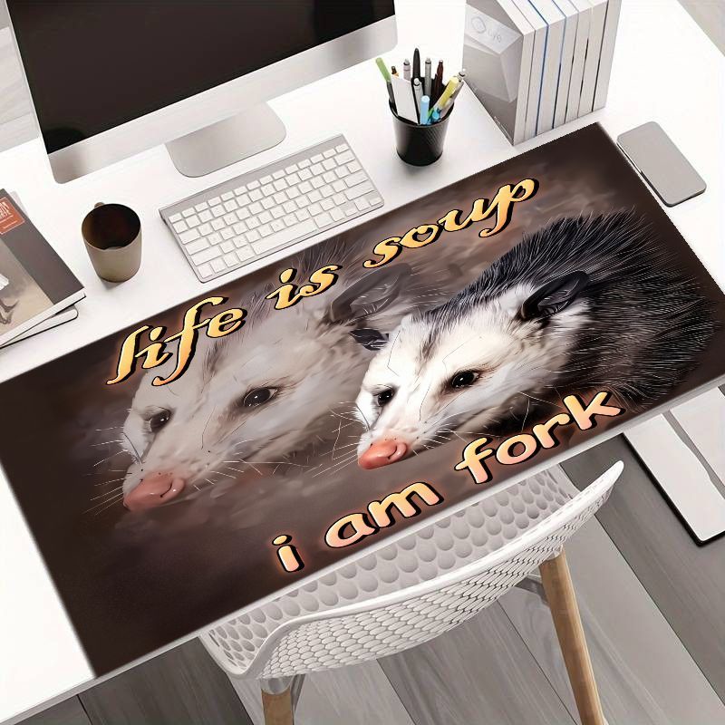Whimsical Large Mouse Pad Flyi - огляд і ціна Desk Setup Ergonomics