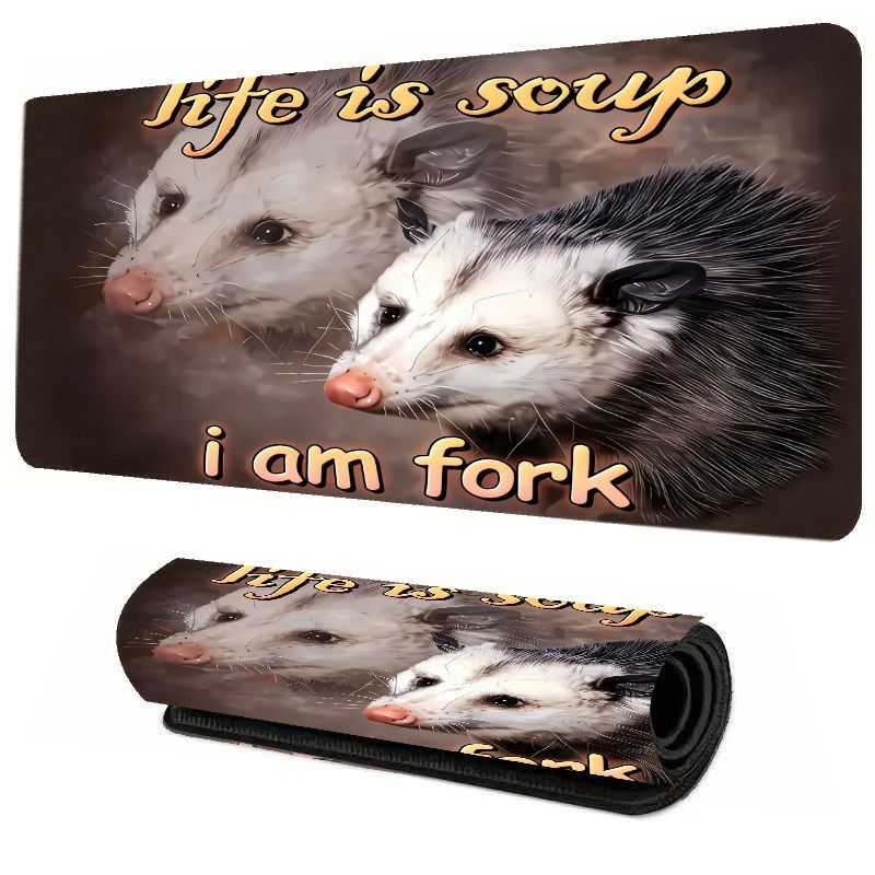 Whimsical Large Mouse Pad Flyi - огляд і ціна Desk Setup Ergonomics