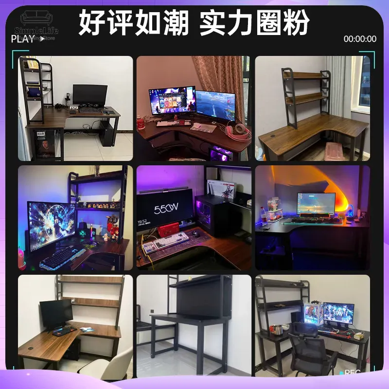 Corner Gaming Desk Computer De - огляд і ціна Desk Setup Dual Monitor And Laptop