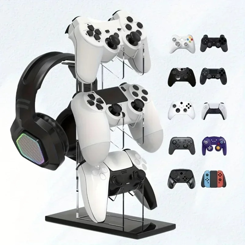 Controller Holder with Headset - огляд і ціна Desk Setup Game