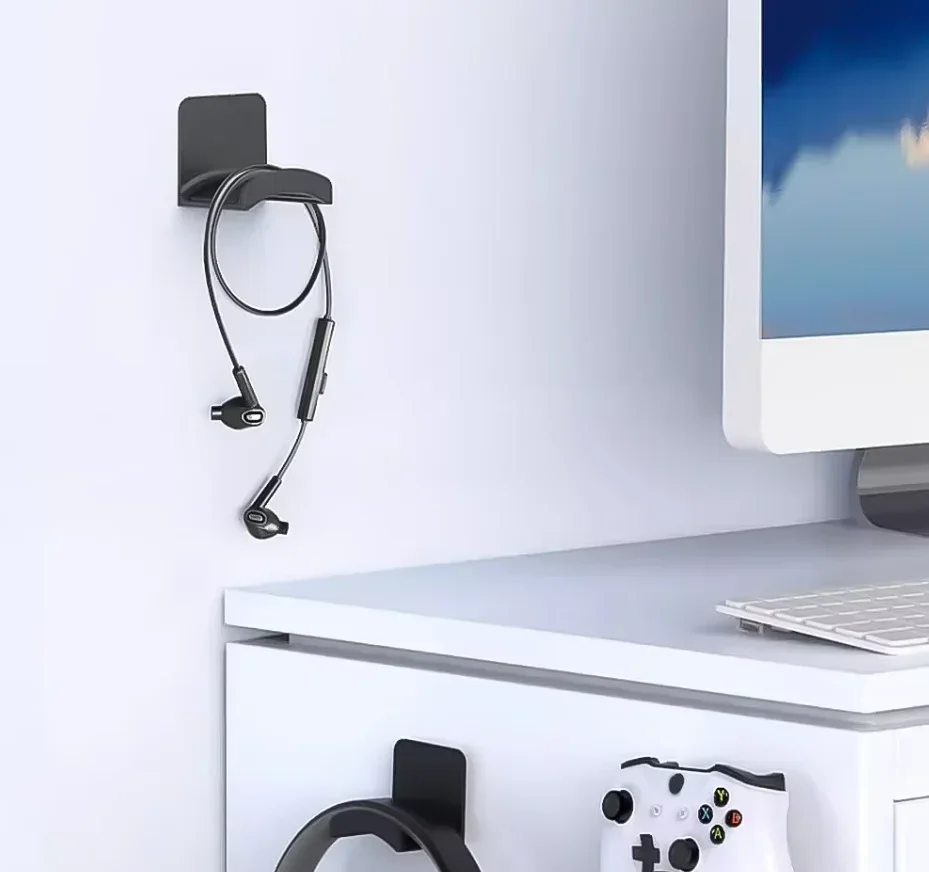No Punch Headphone Hook Clip H - огляд і ціна Desk Setup Game