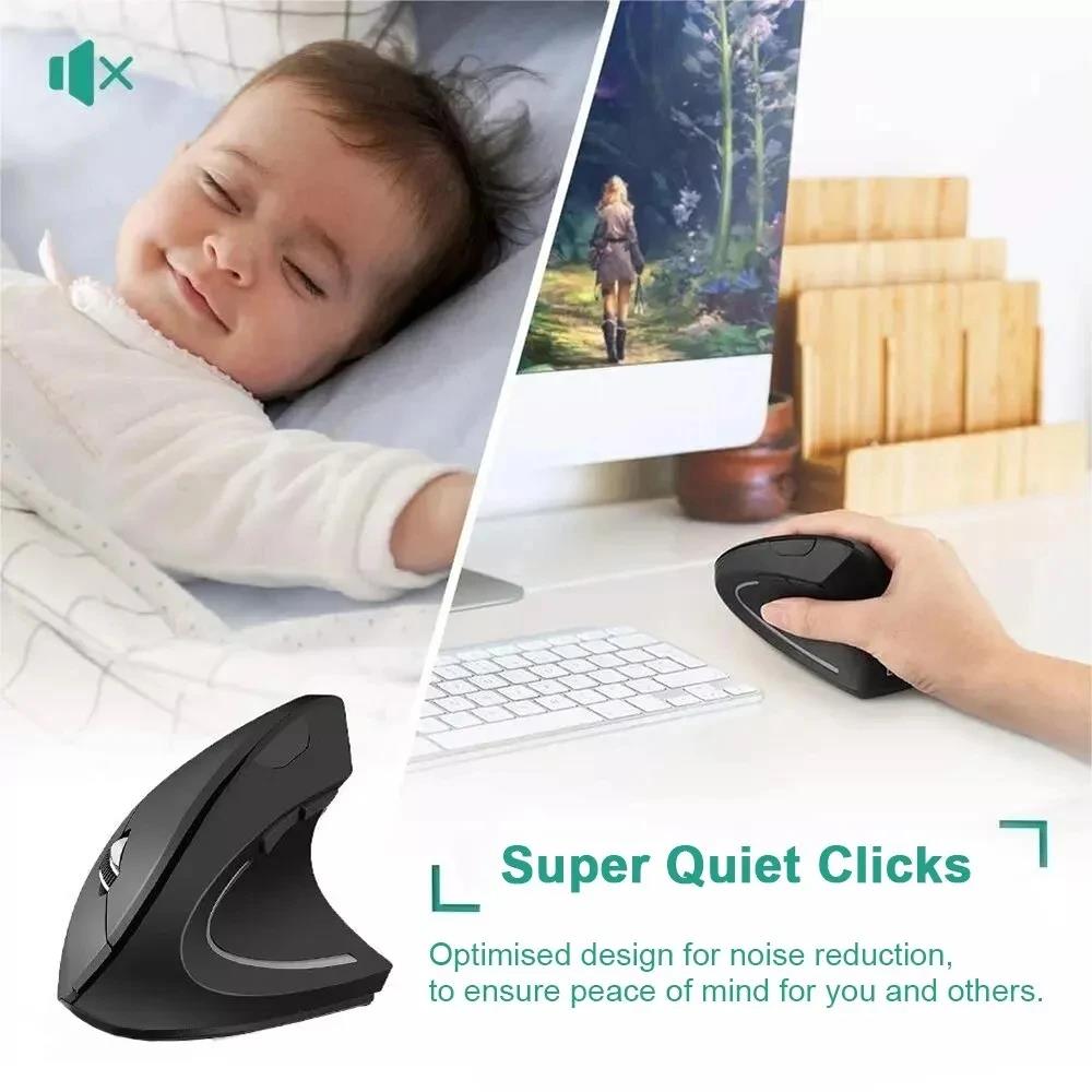 Ergonomic Wireless Mouse 1600  - огляд і ціна Desk Setup Ergonomics