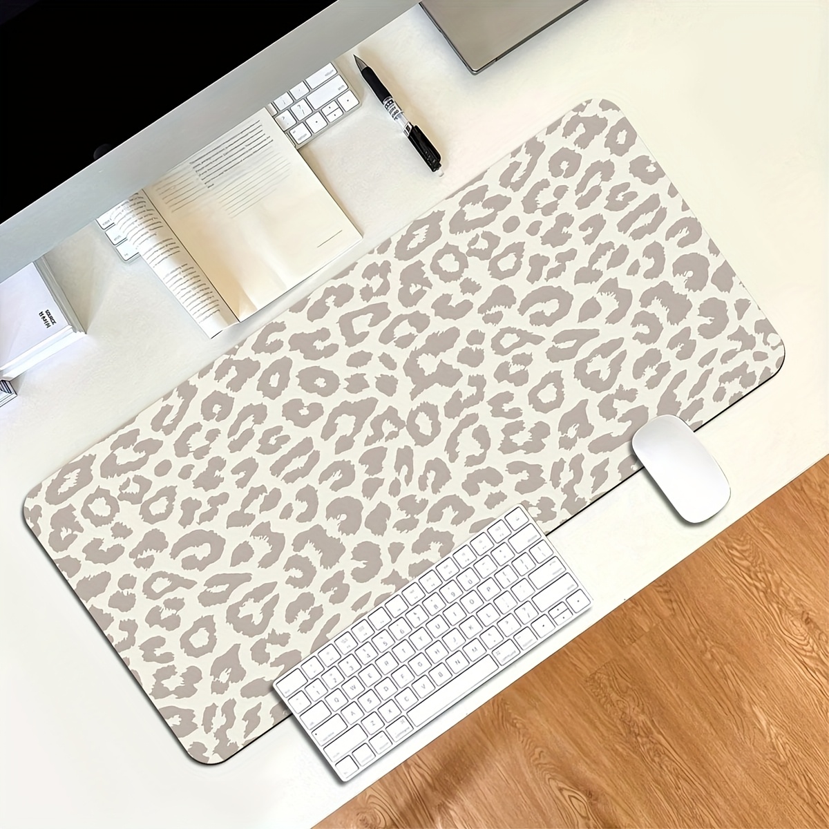 XL/XXL Computer Keyboard and M - огляд і ціна Desk Setup Brown