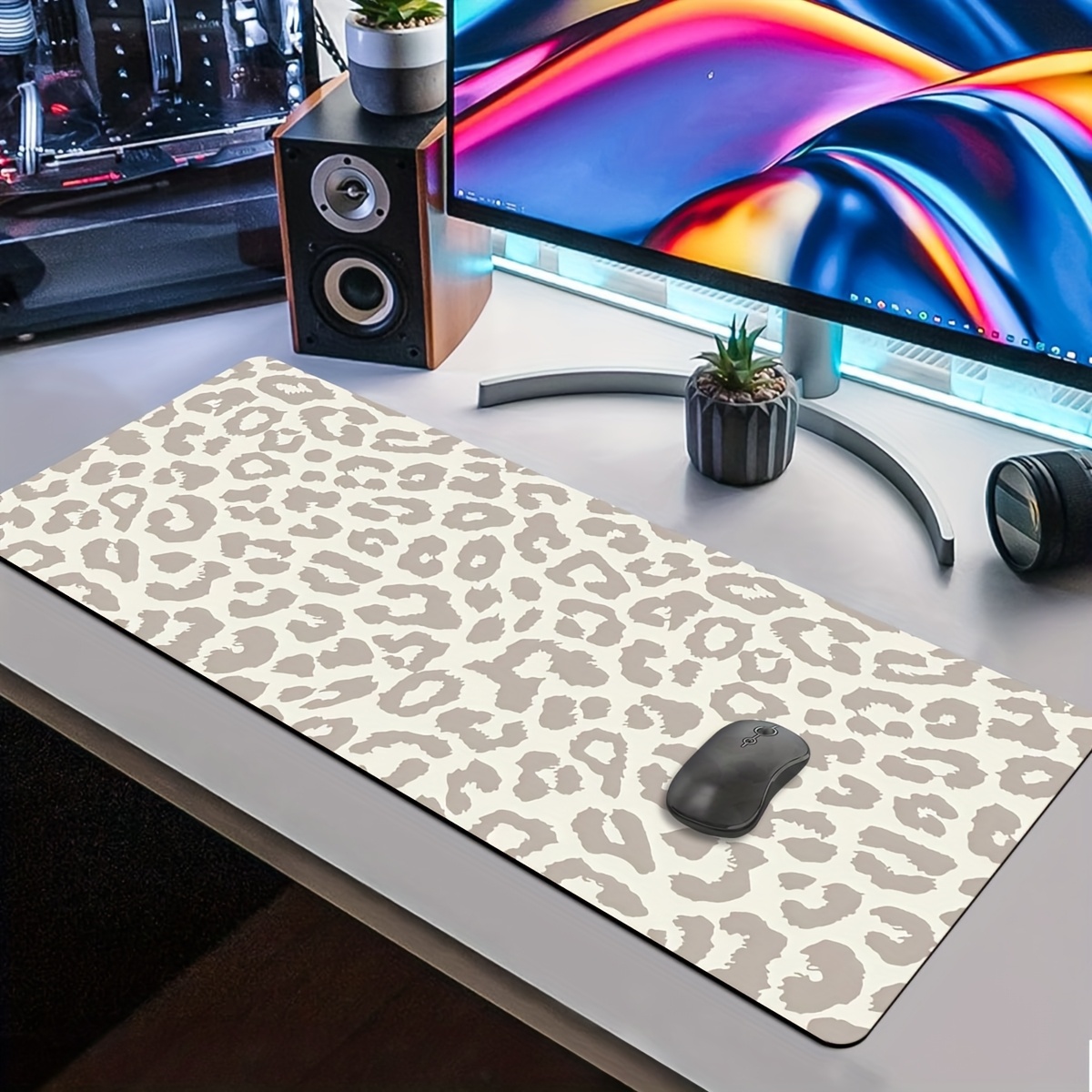 XL/XXL Computer Keyboard and M - огляд і ціна Desk Setup Brown