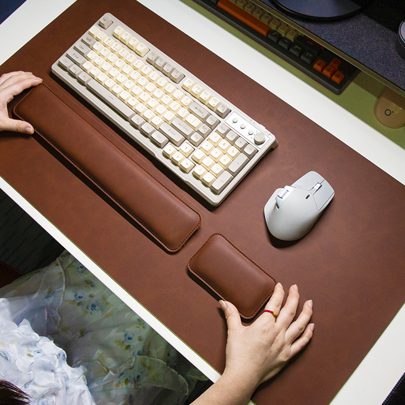 Desk Mat Waterproof PU Mouse P - огляд і ціна Desk Pad Leather Large