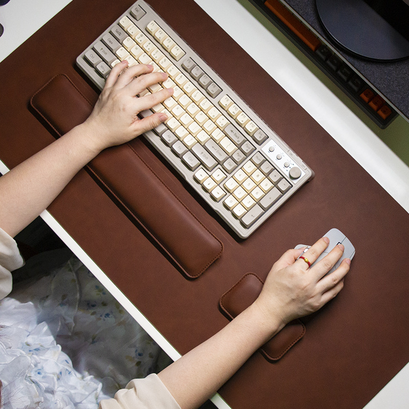 Desk Mat Waterproof PU Mouse P - огляд і ціна Desk Pad Leather Large