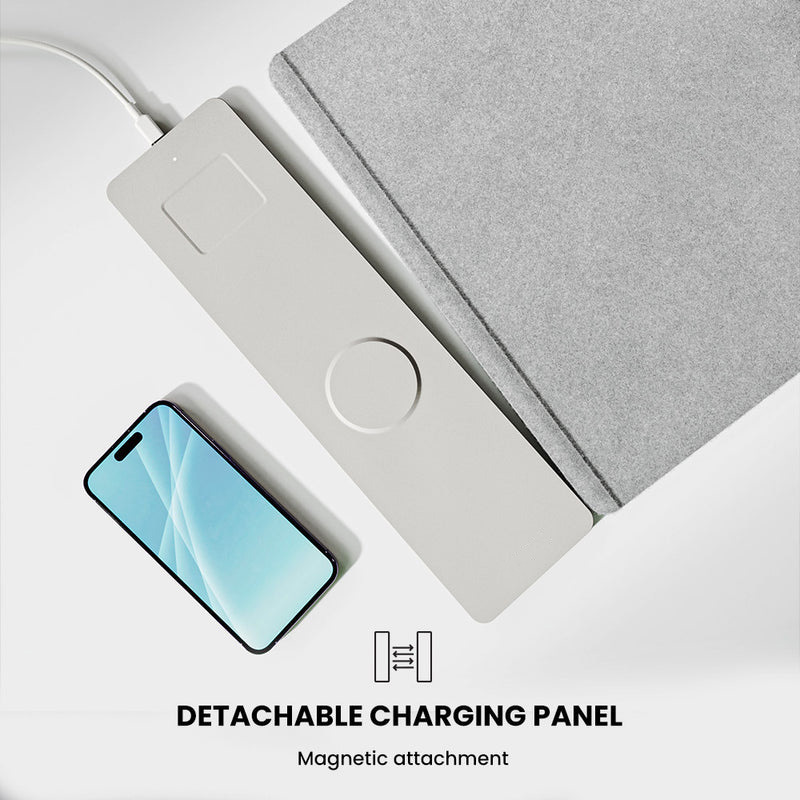 15W Magnetic Wireless Charging - огляд і ціна Desk Pad Leather Large
