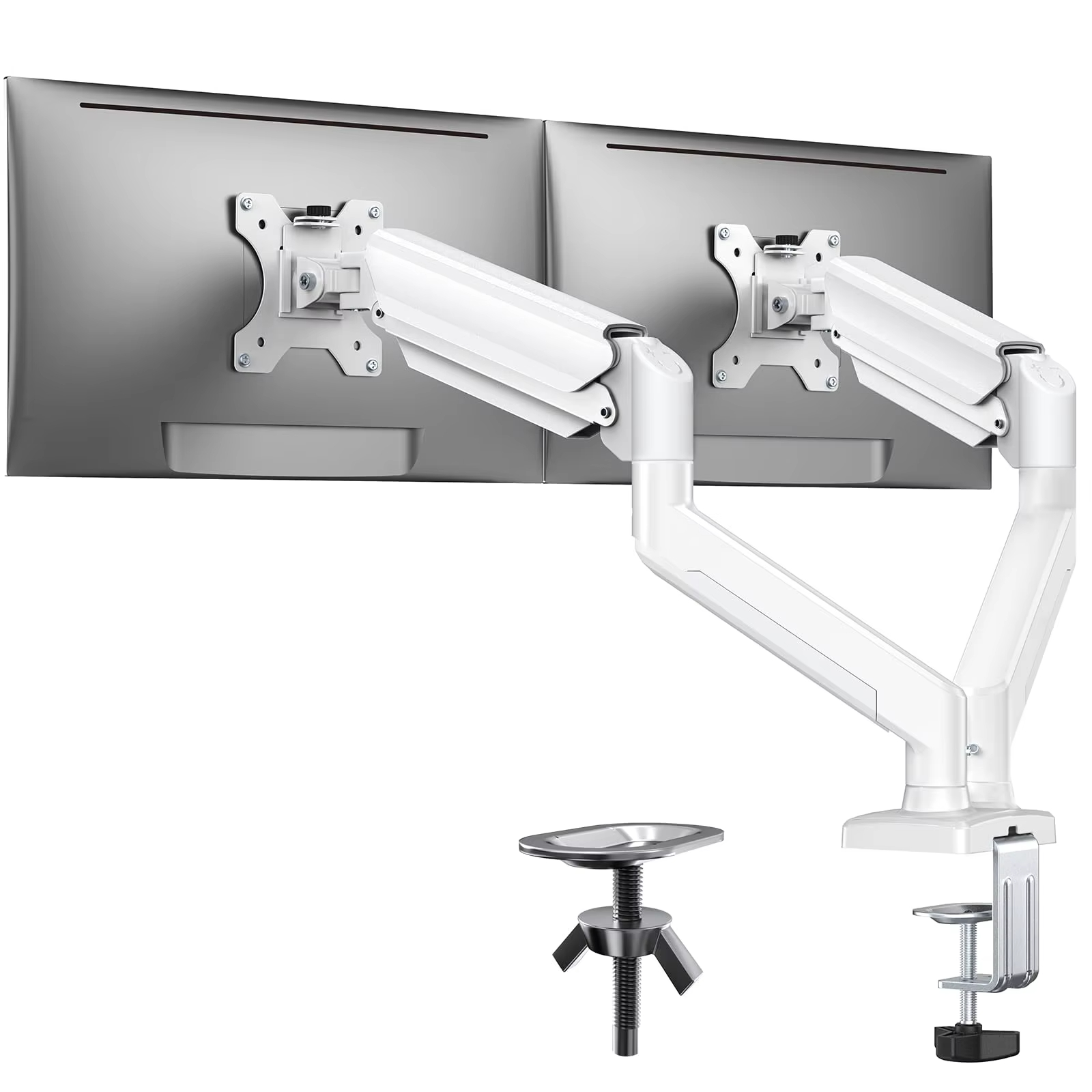 Dual Monitor Mount Stand Desk  - огляд і ціна Dual Monitor Desk Setup