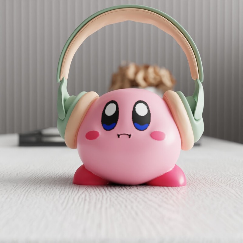 MSKA Headphone Stand Kirby Cut - огляд і ціна Desk Setup Cute