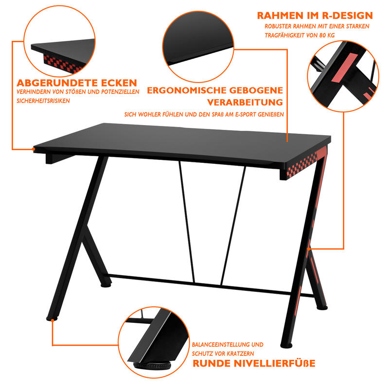 Modern Ergonomic Computer Desk - огляд і ціна Desk Setup Ergonomics