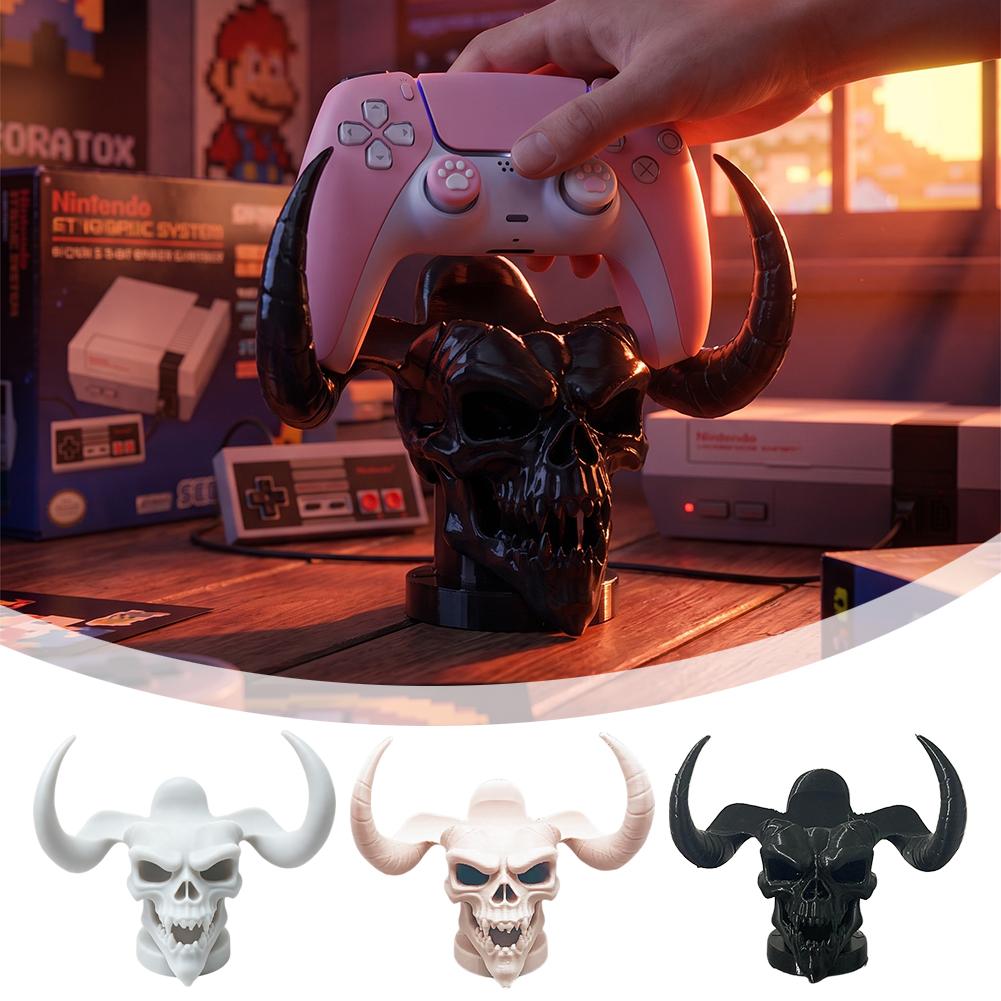 Unique Devil Skull Horn Contro - огляд і ціна Desk Setup Game
