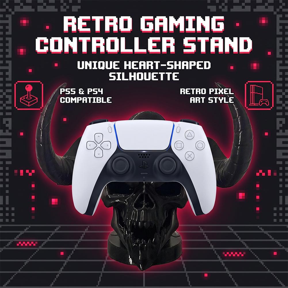 Unique Devil Skull Horn Contro - огляд і ціна Desk Setup Game