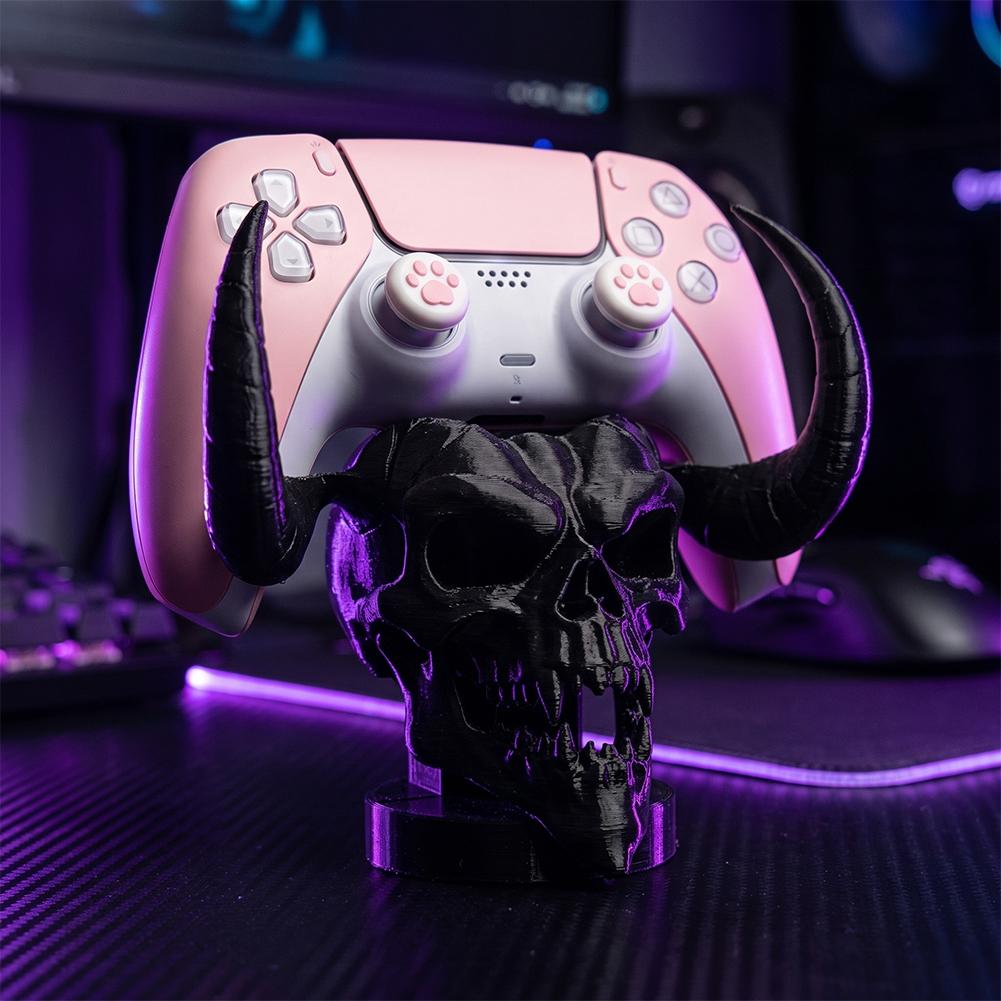 Unique Devil Skull Horn Contro - огляд і ціна Desk Setup Game