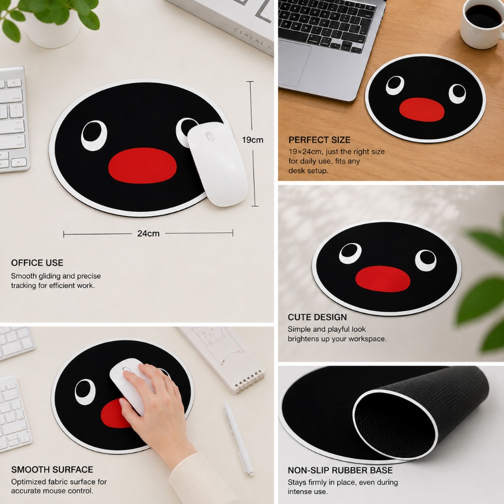 Cute Penguin Expression Mouse  - огляд і ціна Desk Setup Cute