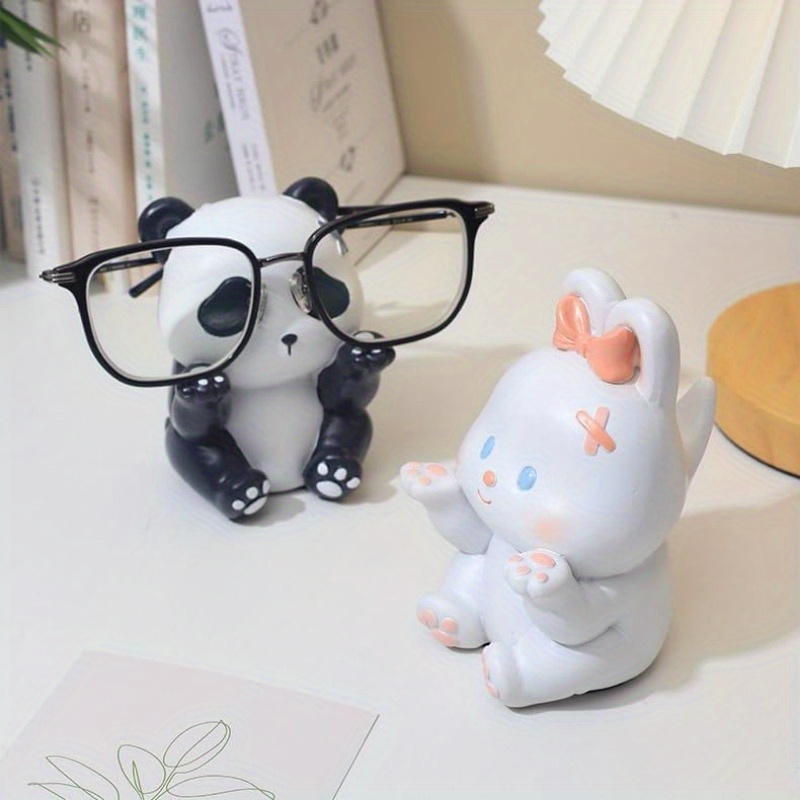 1Pc Cute Panda Glasses Display - огляд і ціна Desk Setup Cute