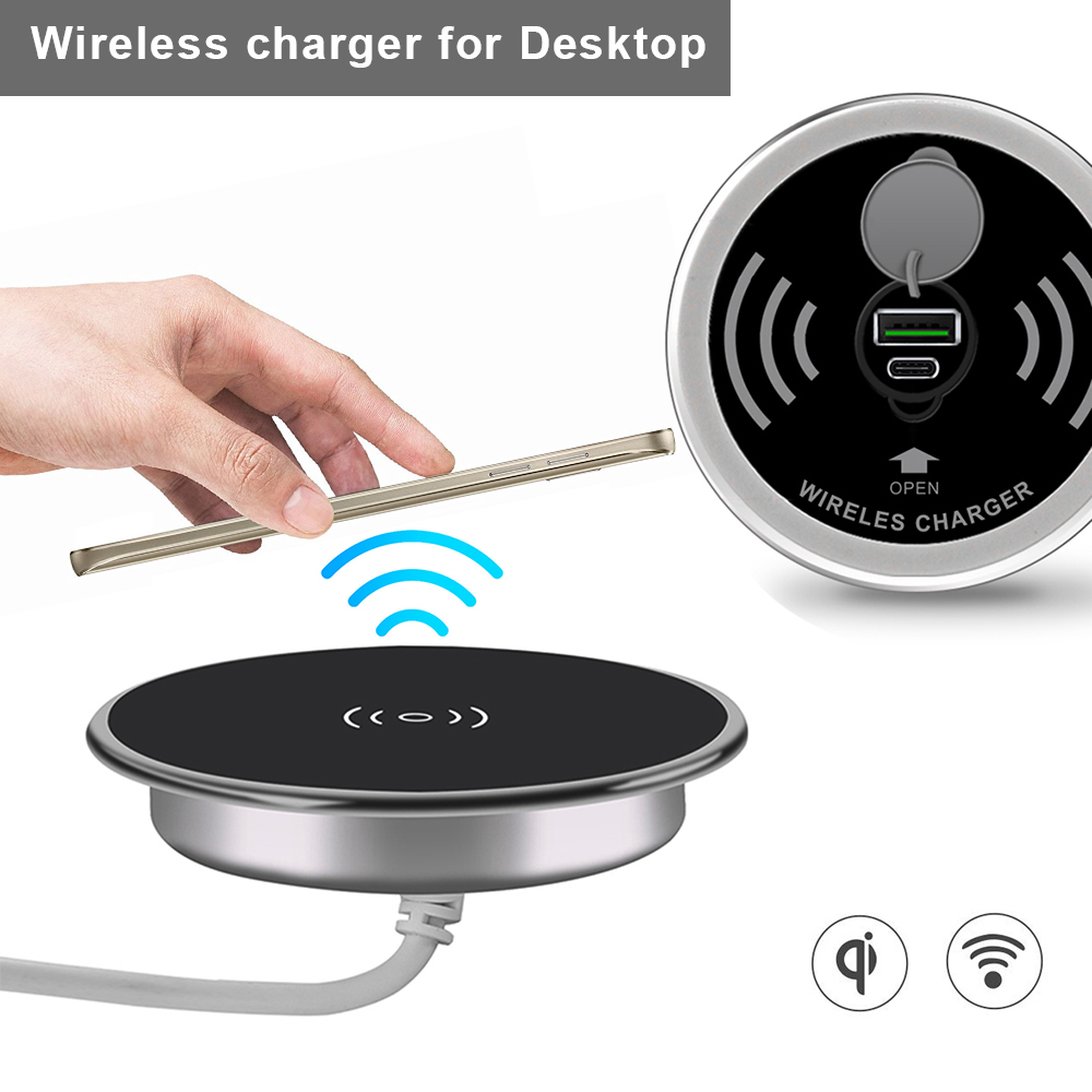 Desk Embedded Wireless Charger - огляд і ціна Xiaomi Desk Setup