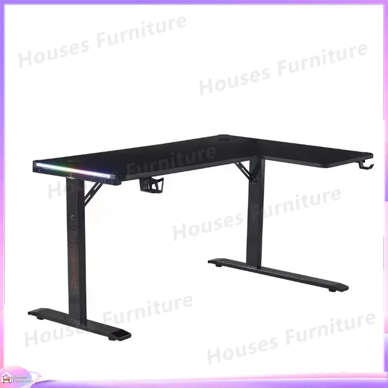 Large 160cm Gaming Desk with L - огляд і ціна Desk Setup Ergonomics