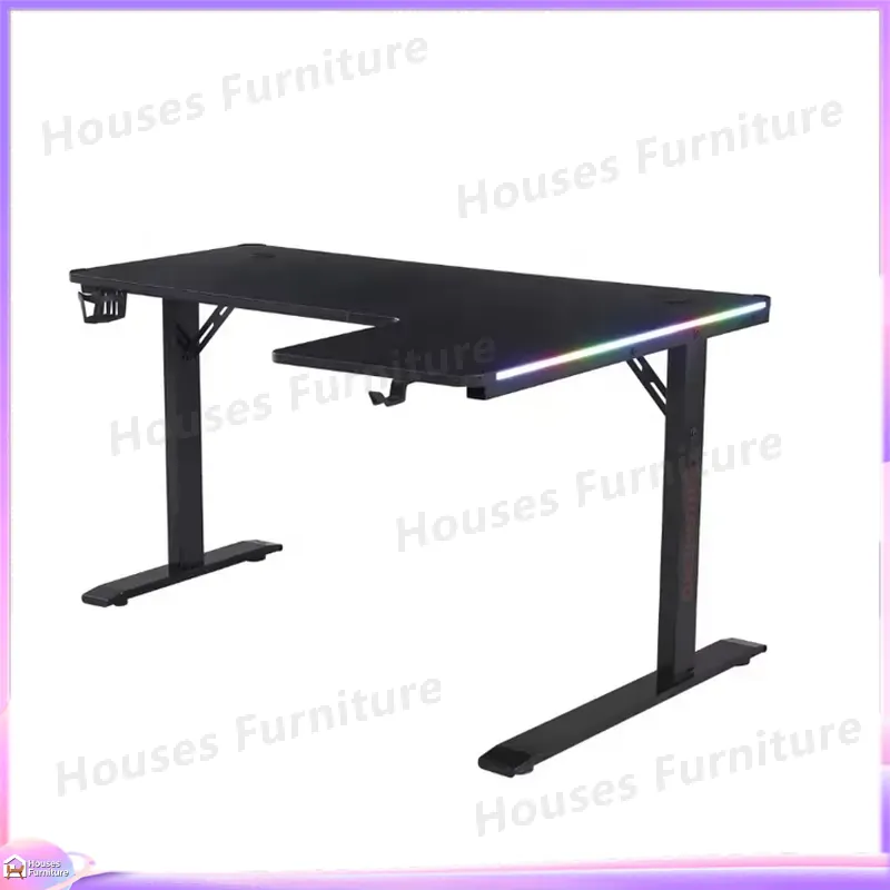 Large 160cm Gaming Desk with L - огляд і ціна Desk Setup Ergonomics