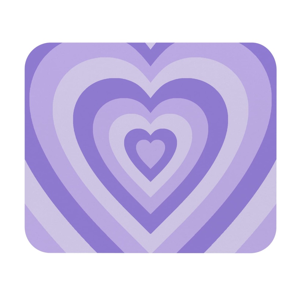 Retro Heart Mouse Pad | aesthe - огляд і ціна Desk Setup Brown