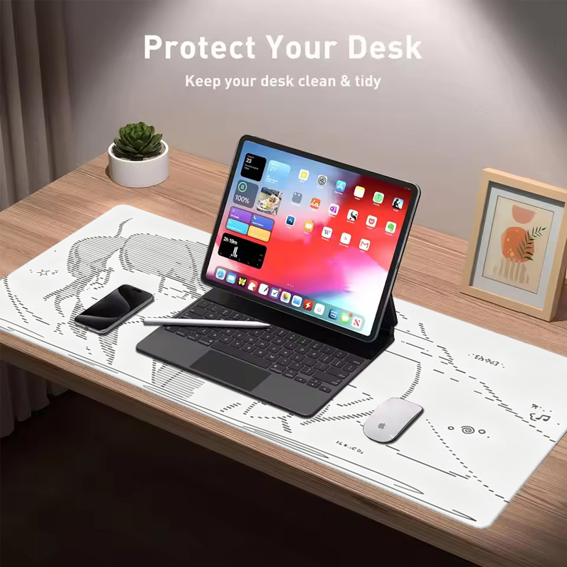 1Pcs Leather Mouse Pad Anime A - огляд і ціна Desk Setup Cute