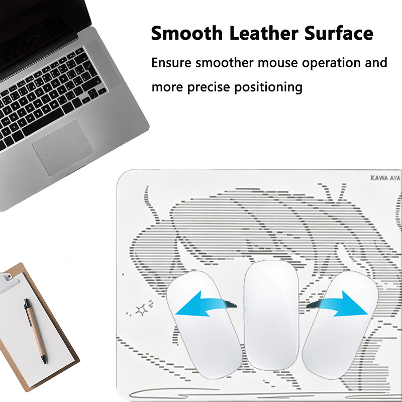 1Pcs Leather Mouse Pad Anime A - огляд і ціна Desk Setup Cute