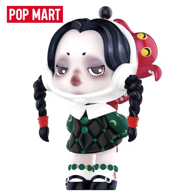 POP MART SKULLPANDA Addams Fam - огляд і ціна Desk Setup Kawaii